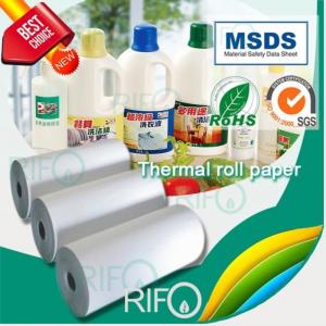 Vattentäta klistermärken Etiketter Syntetiskt vitt BOPP-material med MSDS RoHS